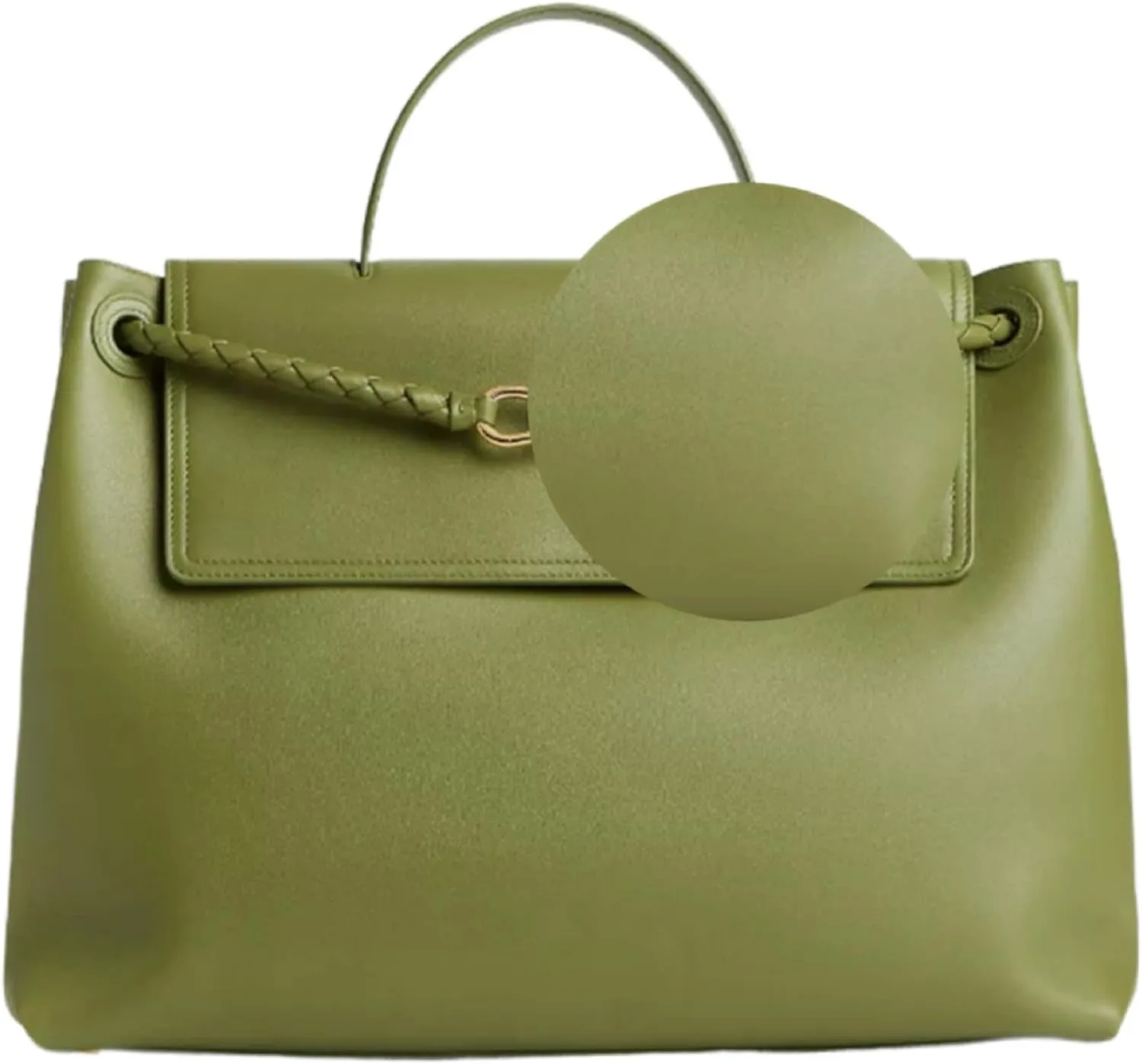 Women's Woven Bags, Crossbody Bags Fashion Women's Leather Tote Bag - Medium Crossbody with Bow, Trendy Handbags