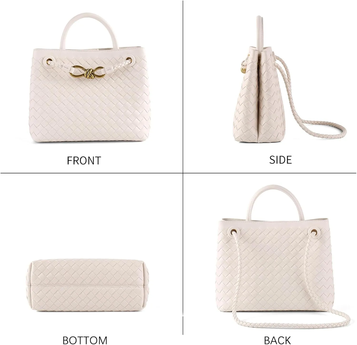 Woven Bag for Women, Woven Tote Bag, Top Handle Hobo Bag Woven Shoulder Bag Crossbody Satchel Bags