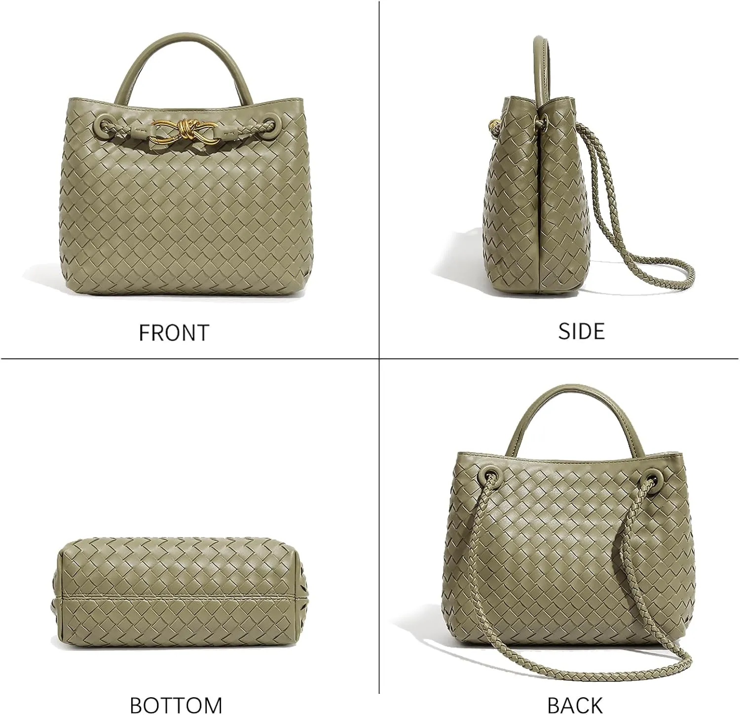 Woven Bag for Women, Woven Tote Bag, Top Handle Hobo Bag Woven Shoulder Bag Crossbody Satchel Bags