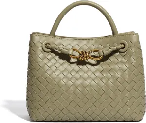 Woven Bag for Women, Woven Tote Bag, Top Handle Hobo Bag Woven Shoulder Bag Crossbody Satchel Bags