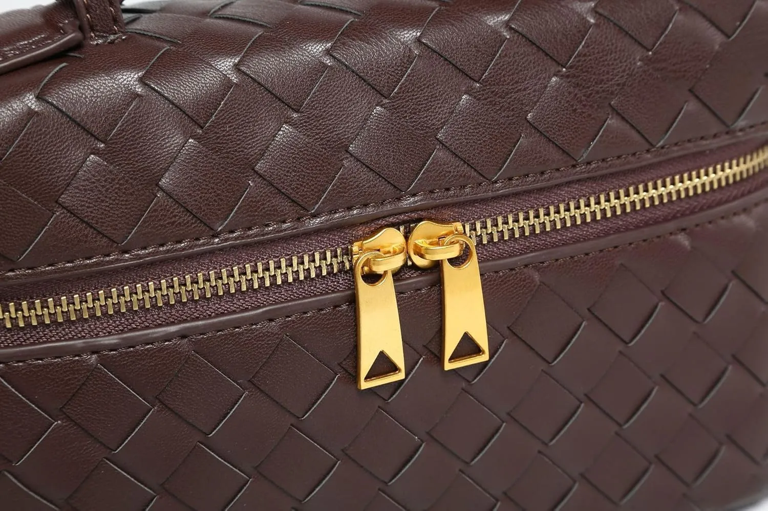 Woven Crossbody Bags for Women Woven Evening Clutch Purses Shoulder Bag PU Leather