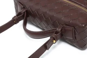 Woven Crossbody Bags for Women Woven Evening Clutch Purses Shoulder Bag PU Leather