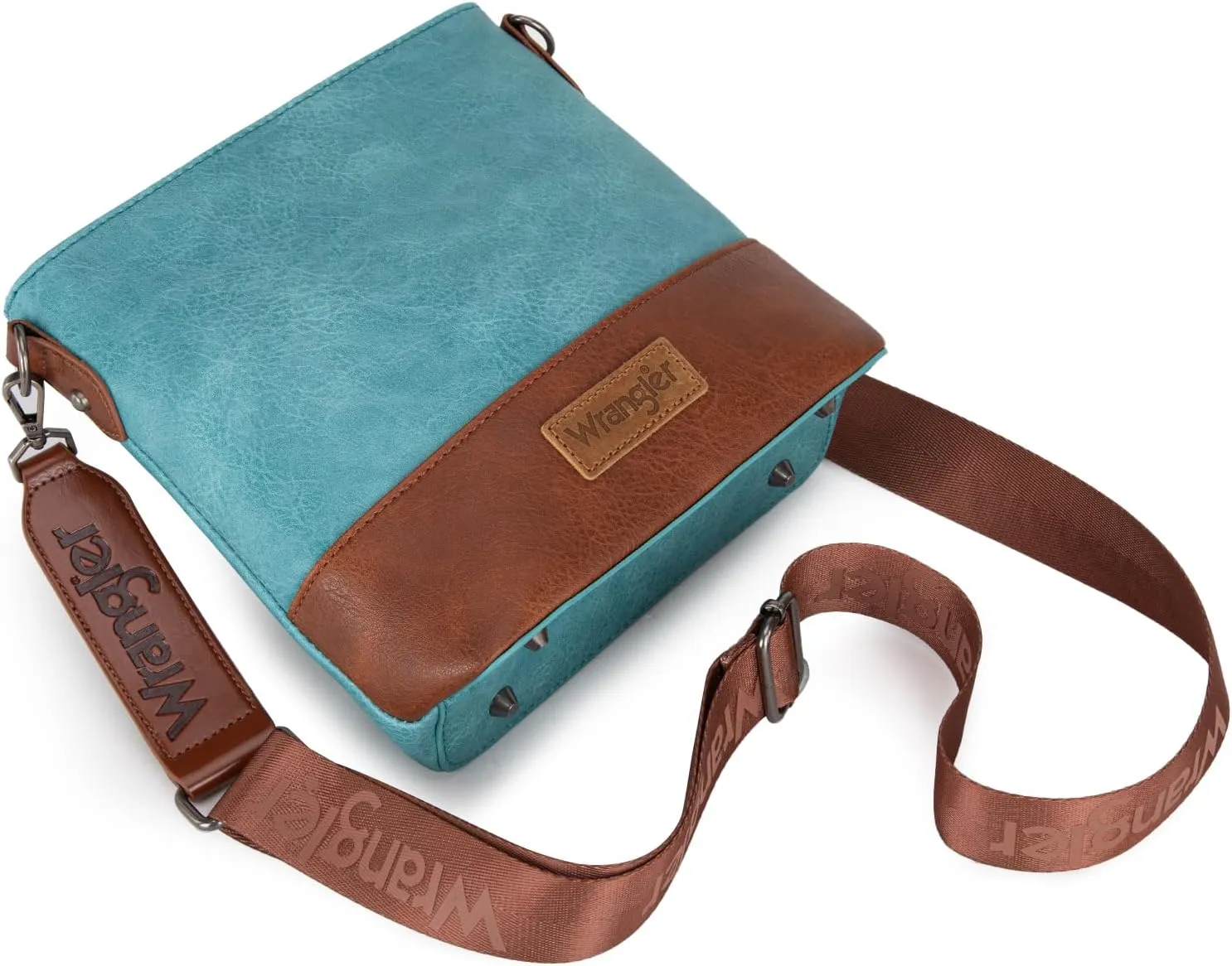 Wrangler Crossbody Purses for Women Two Tone Crossbody Bags Women Purses and Handbags