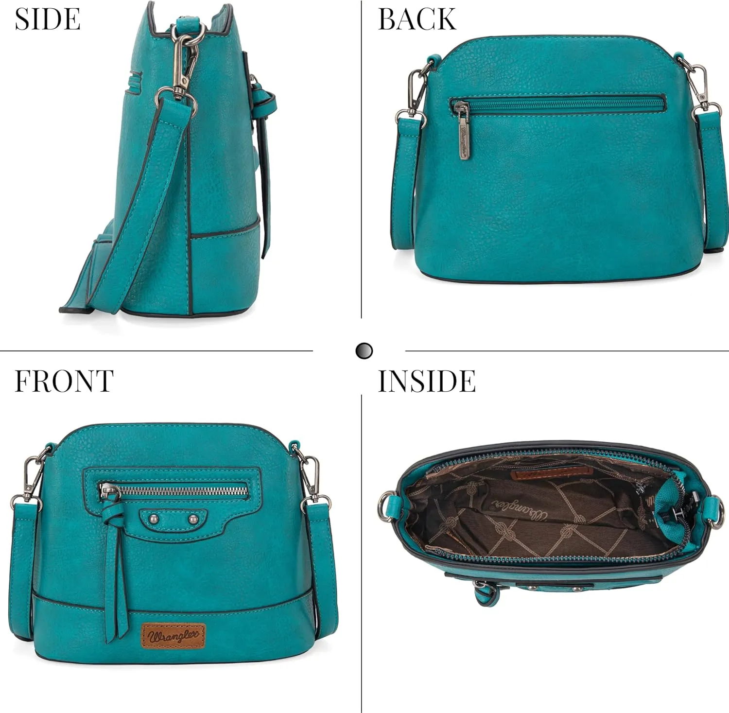 Wrangler Small Crossbody Bags for Women Shoulder Cute Purses and Handbags with Adjustable Strap