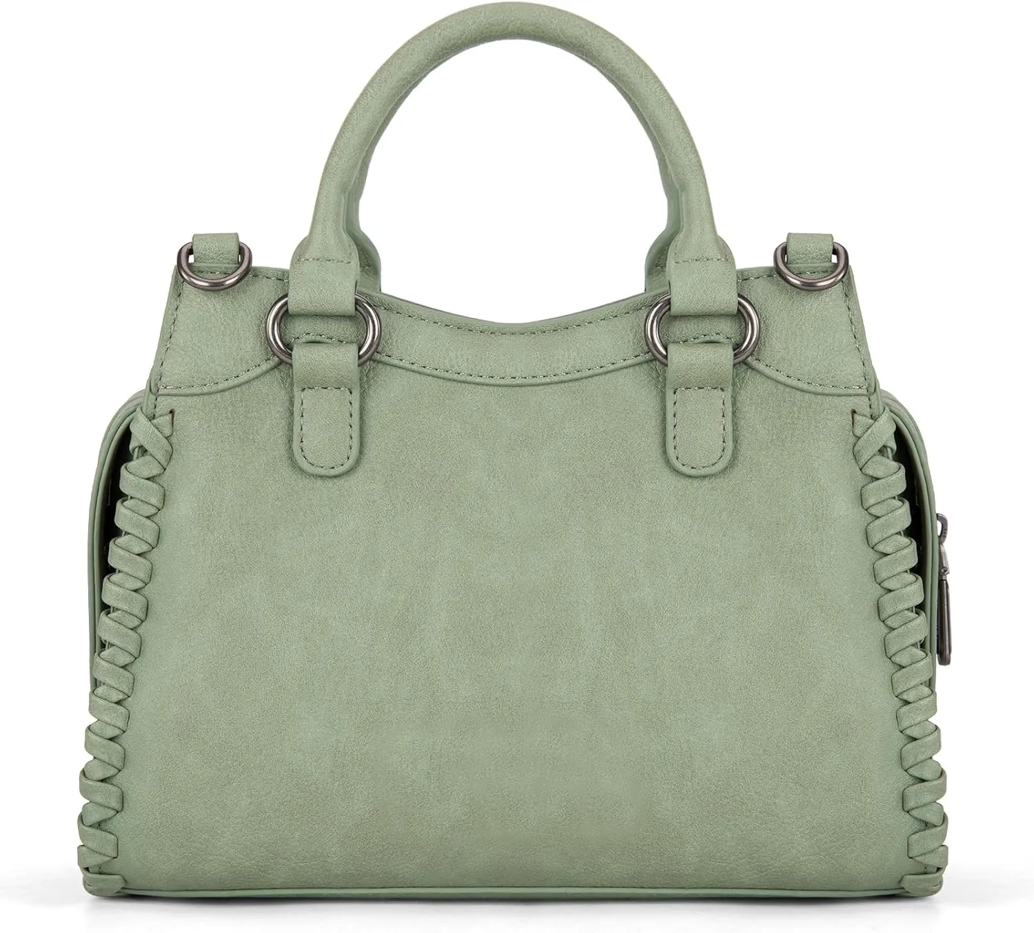 Wrangler Top Handle Bag for Women Woven Satchel Handbag