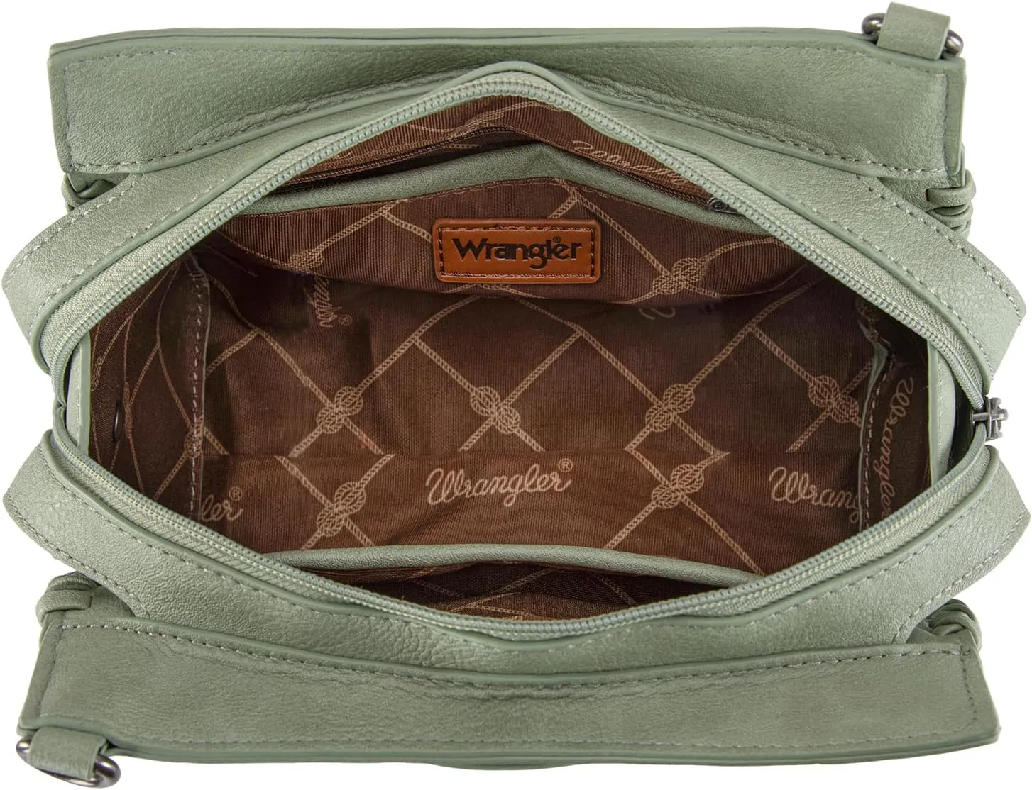 Wrangler Top Handle Bag for Women Woven Satchel Handbag