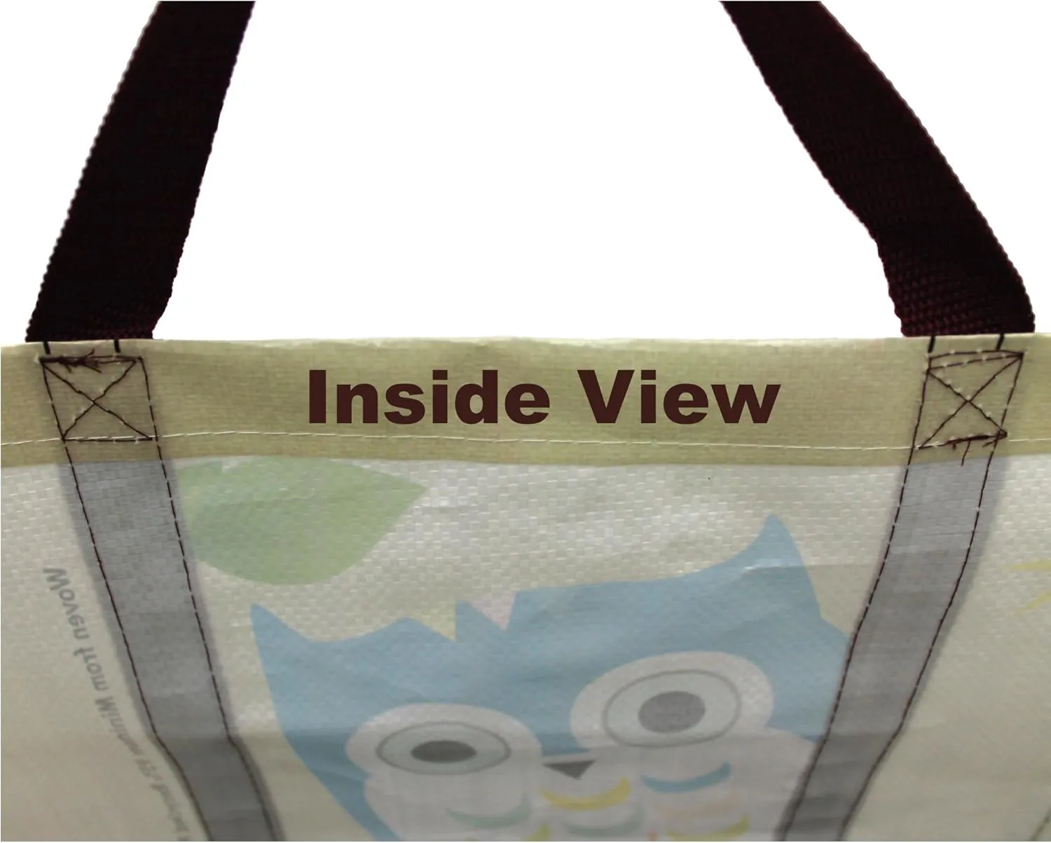 X-Large Laminated Woven Reusable Shopping Bag, Recycled Plastic Bag