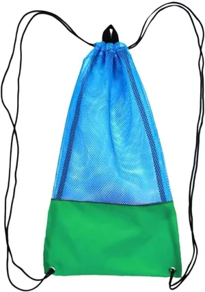 XISAOK Nylon Net Swim Bag For Men Women And Kid Diving Gear Bag Backpacks For Swimming Snorkeling Gear Bag 20kg Load Capacity