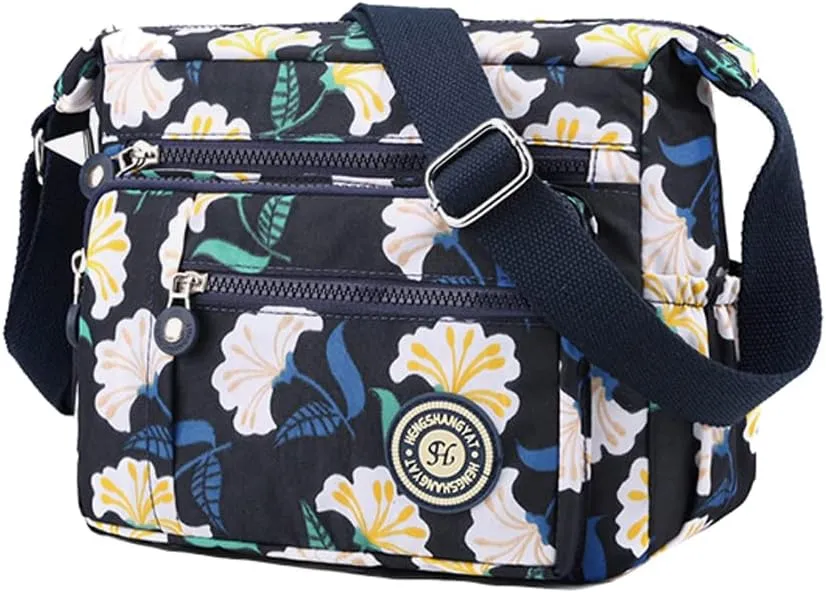 Yohora Crossbody Bag for Women Shoulder Purse Waterproof Nylon Travel Handbag