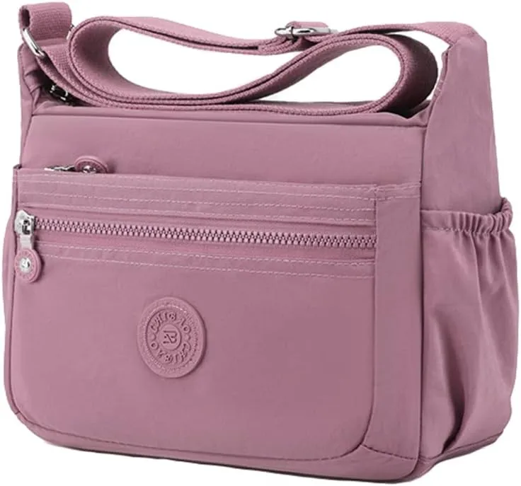Yohora Women’s Shoulder Handbag Nylon Crossbody Purse Waterproof Messenger Bag