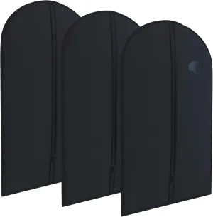 Your Bags Black Suit Garment Travel Bags 3 Pack - 40" X 24"