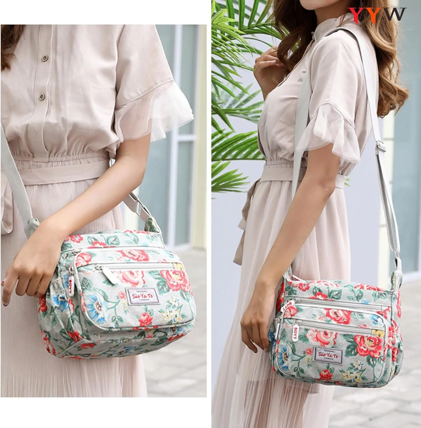YYW Crossbody Bag for Women Multifunctional Shoulder Handbags for Daily Use Travel Work